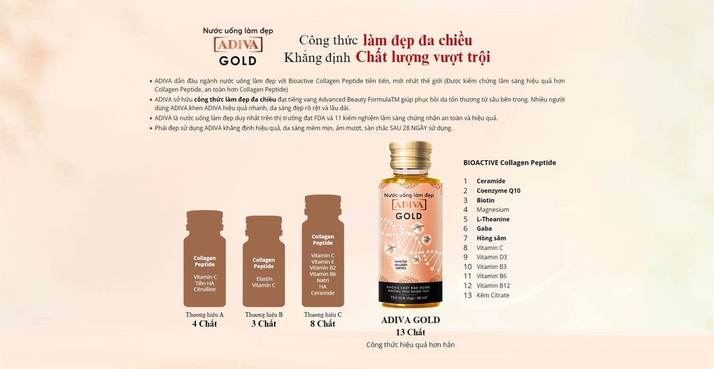 Thành phần ADIVA Gold