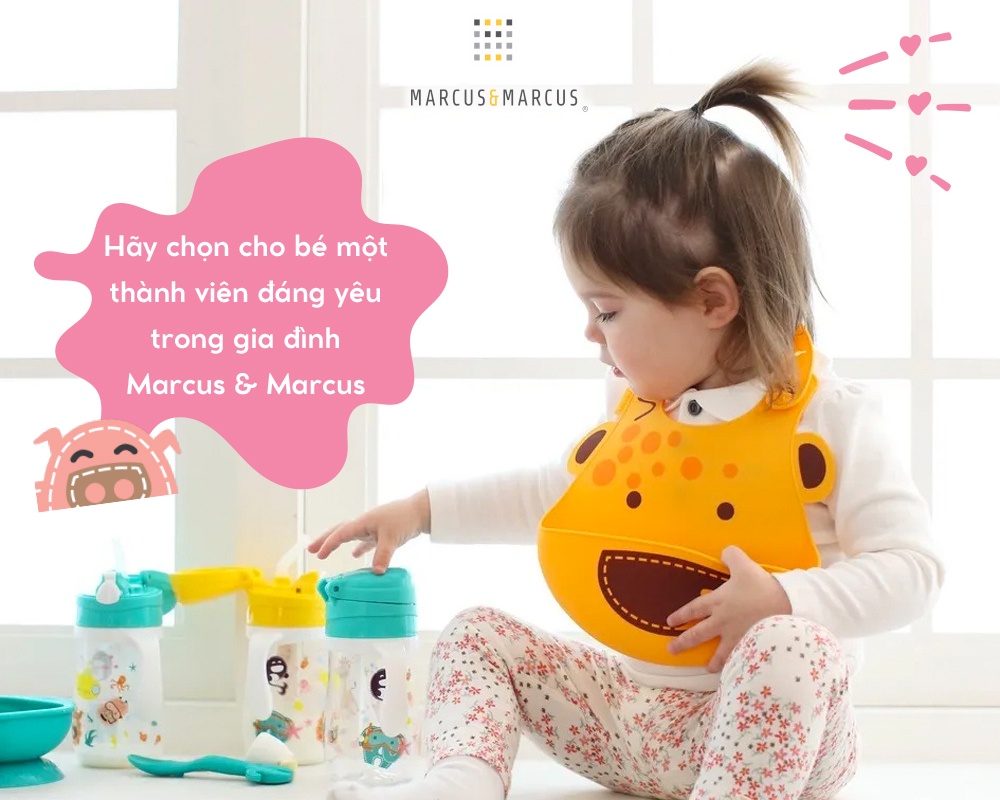 Mô tả Bình uống nước có ống hút cho bé Tritan Marcus & Marcus, từ 12 tháng - Pokey - 5