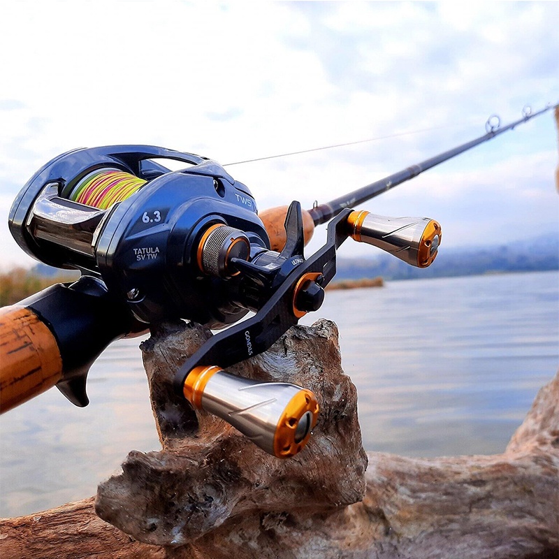Mô tả Tay cầm guồng quay máy câu GOMEXUS cho Shimano Sahare Vandord Daiwa Exceler fuego Ryobi Ultra power Kiki 1000-4000 A20 - 2