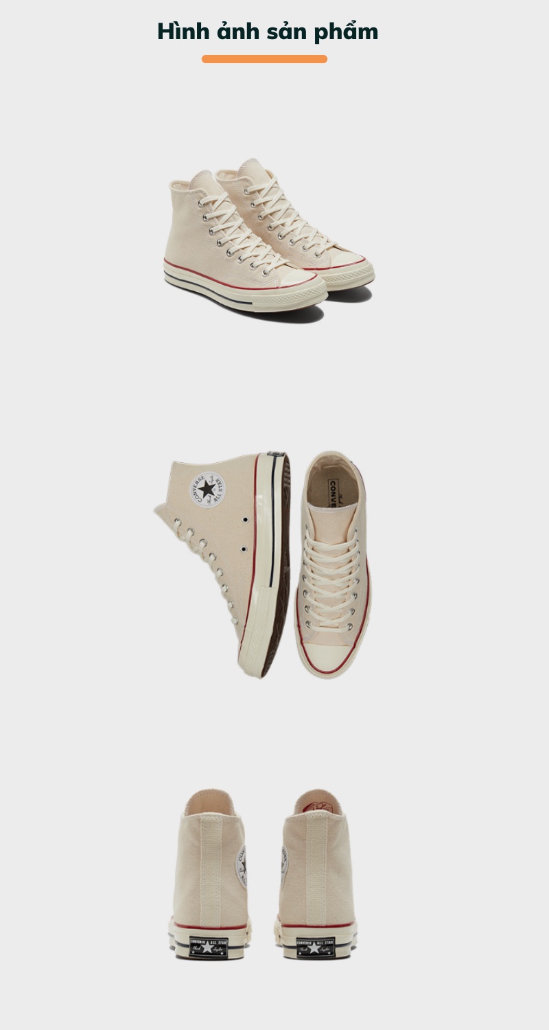 Mô tả Giày Converse Chuck Taylor 1970s High Top Parchment - 162053C - 4
