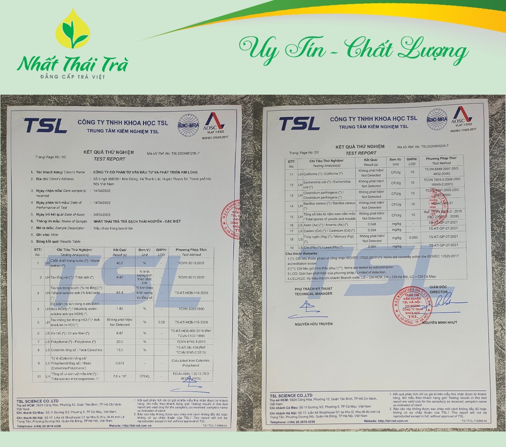 Logo Nhất Thái Trà