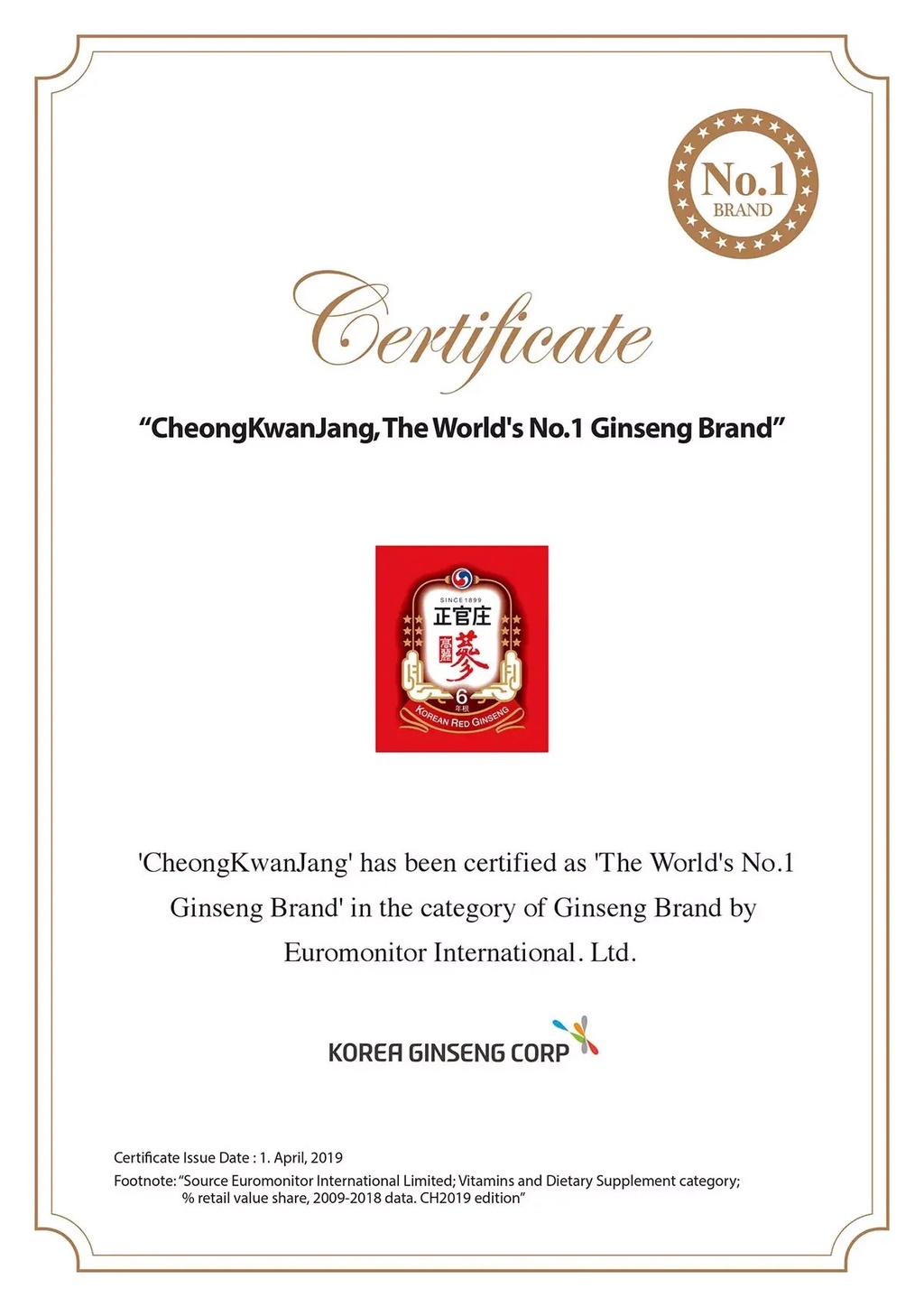 Mô tả Kẹo Hồng Sâm Không Đường KGC Jung Kwan Jang Hàn Quốc - 1