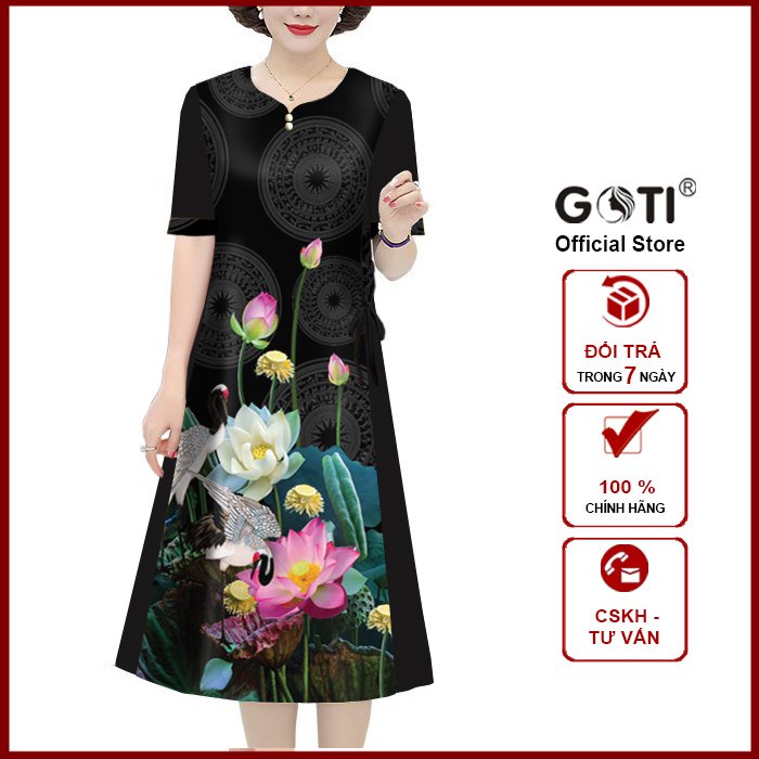Đầm suông giấu bụng