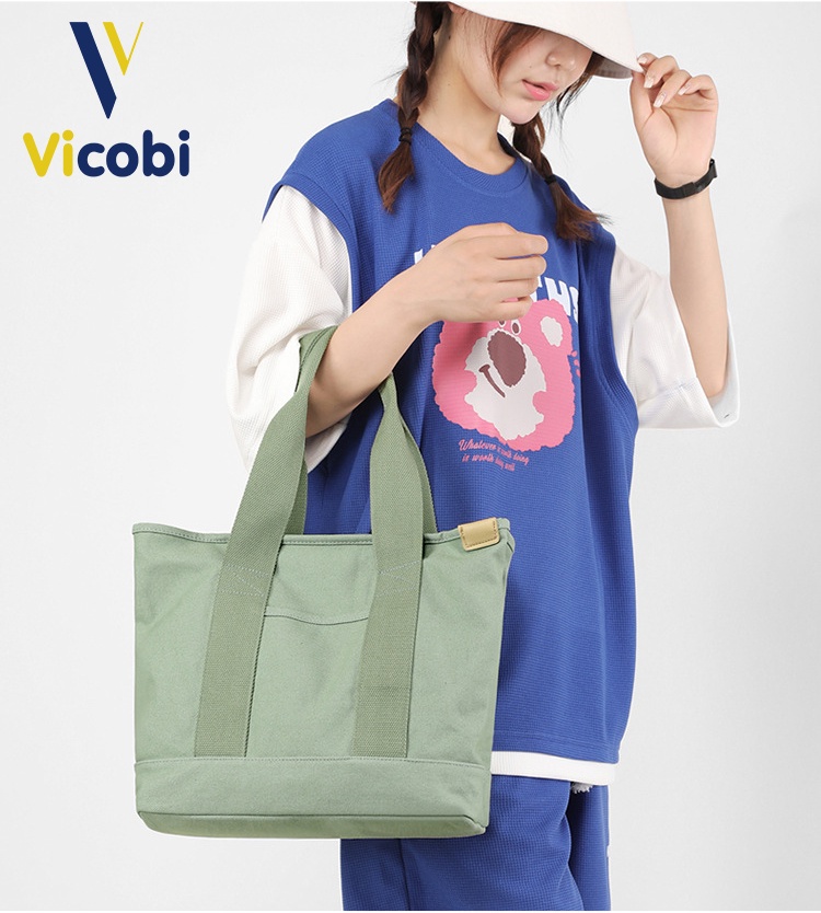 Mô tả Túi xách nữ vải Canvas dày dặn Dakota Vicobi CV1 - 5