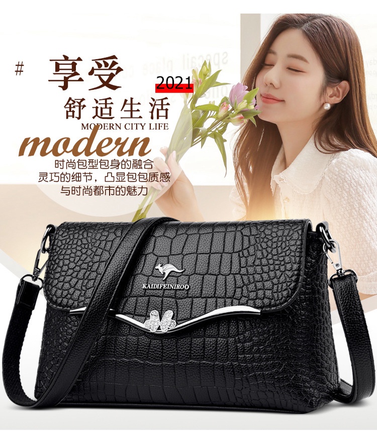 Mô tả Túi xách nữ cao cấp đẹp KAIDIFEINIROO KF17 (9610) phong cách Hàn Quốc đủ 2 dây size 27cm - 3