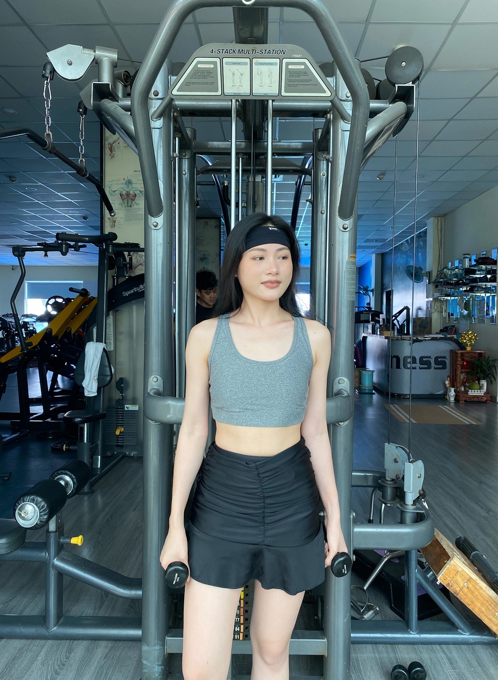 Mô tả Băng đô thể thao thấm hút mồ hôi nam nữ, vải dệt kim không xù lông Yasu 2103 - 7