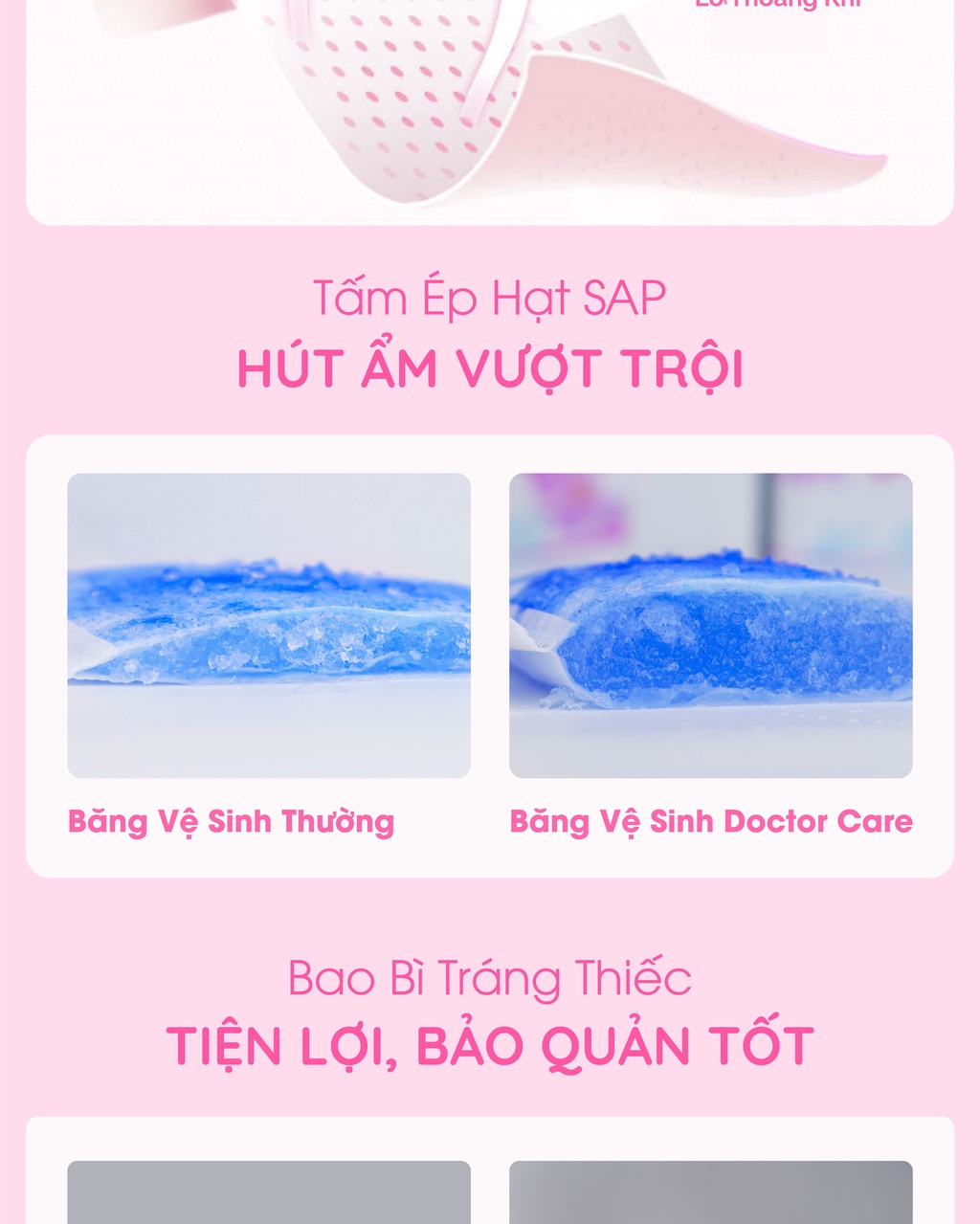 Mô tả Băng vệ sinh thảo dược D&C Doctor Care ban ngày 24cm Combo 2 gói - 3