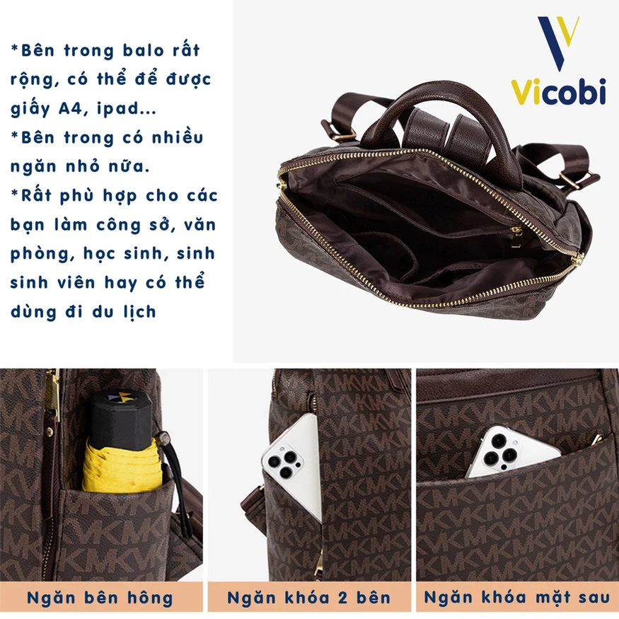 Balo Eilish Vicobi B1 bên trong