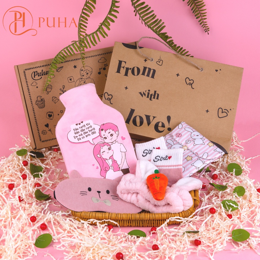 Hộp quà túi chườm PUHA
