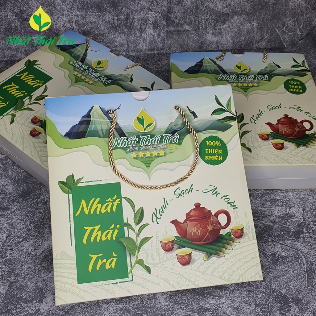 Mô tả Chè Thái Nguyên Nhất Thái Trà Long Đình làm quà tặng lịch sự 1kg H35 - 2