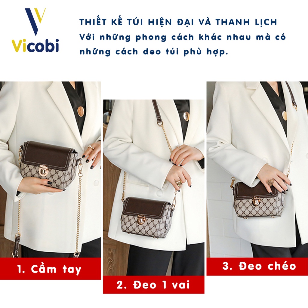 Mô tả Túi nữ đeo chéo Mila Vicobi V11 - 10