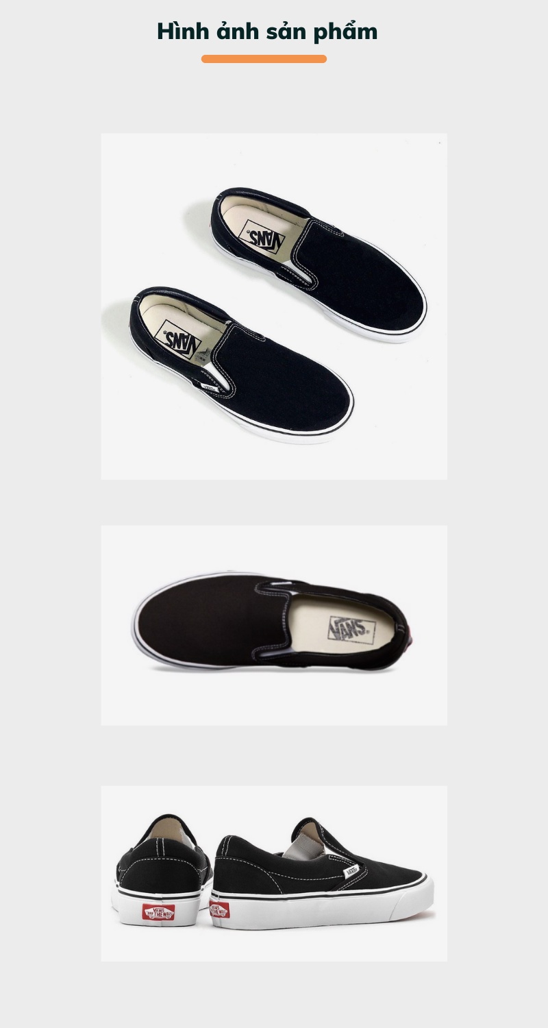 Mô tả Giày Vans Classic Slip-On VN000EYEBLK - 4