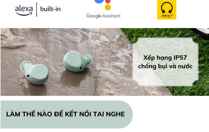 Mô tả Tai Nghe Bluetooth True Wireless JABRA ELITE ACTIVE 7 Chống ồn ANC 2 micro IP57 Mono Model - 6
