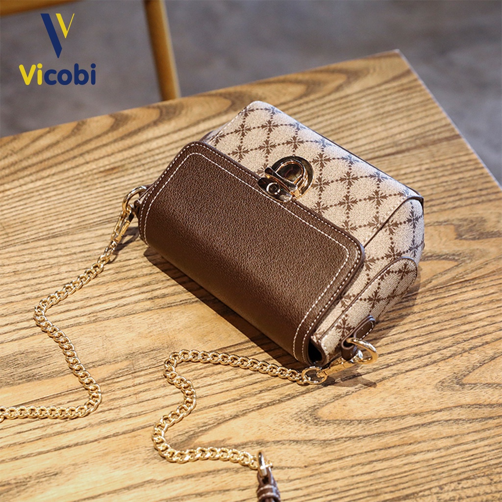 Mô tả Túi nữ đeo chéo Mila Vicobi V11 - 12