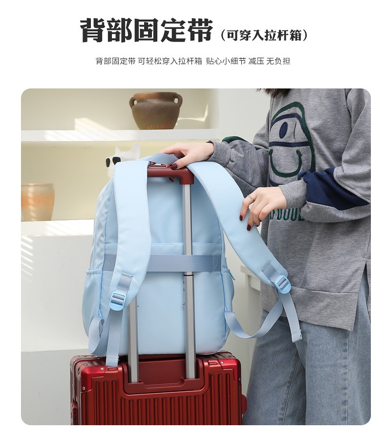 Mô tả Balo thời trang phong cách Hàn Quốc dày dặn chống thấm nước dùng cho đi học, đi chơi - BEE GEE – BLTT1014 - 9