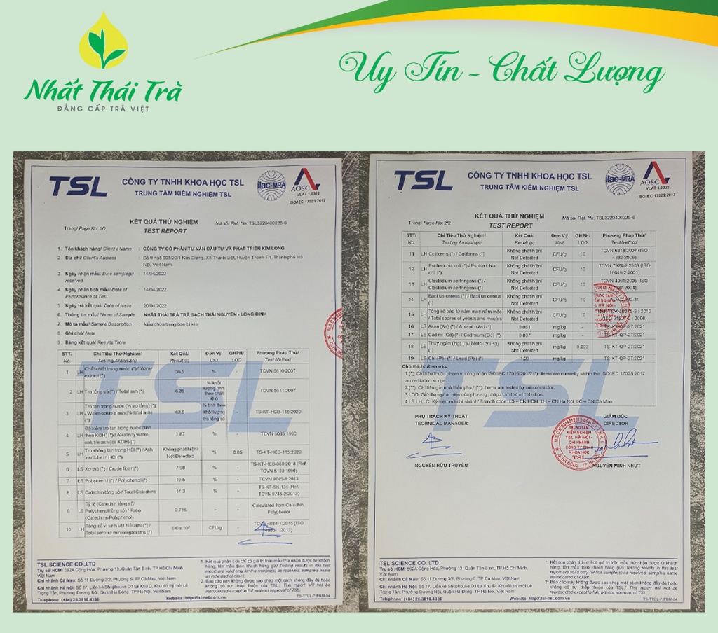 Mô tả Chè Thái Nguyên Nhất Thái Trà Long Đình làm quà tặng lịch sự 1kg H35 - 5
