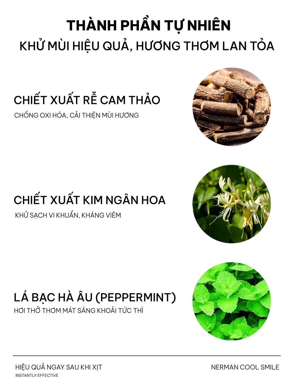 Mô tả Xịt thơm miệng Nerman Cool Smile 2 hương Ice Coffee & Lemon Ice 10ml/chai - 4