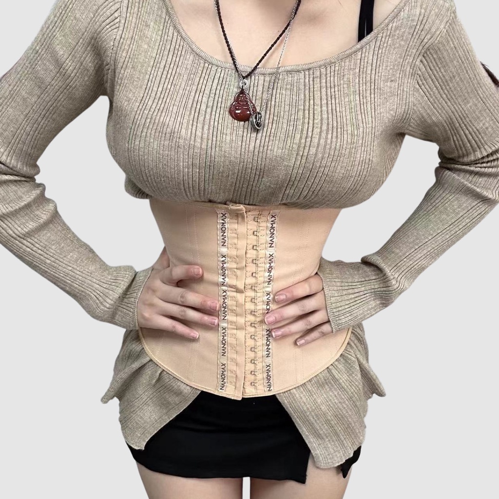 Mô tả Đai Nịt Bụng Latex Nanomax 13 Xương Thép, Giảm Mỡ Bụng, Cố Định Vòng Eo Dành Cho Phụ Nữ - 2