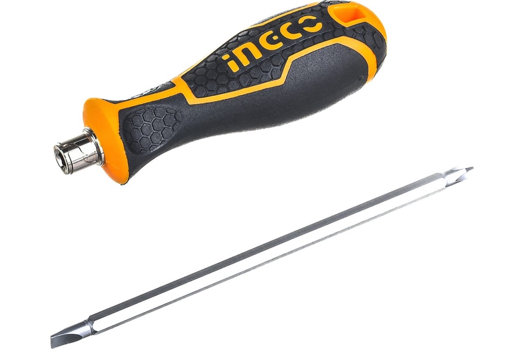 Mô tả Tua vít 2 đầu INGCO AKISD0203 5x135mm đầu PH1+SL5 chất liệu thép CRV - 2