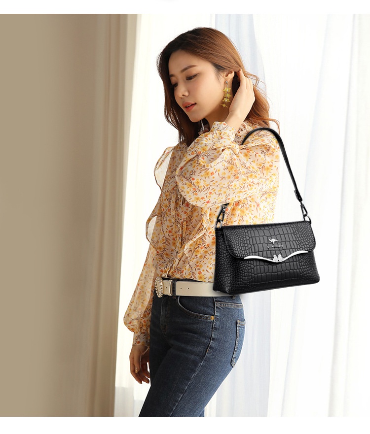 Mô tả Túi xách nữ cao cấp đẹp KAIDIFEINIROO KF17 (9610) phong cách Hàn Quốc đủ 2 dây size 27cm - 1