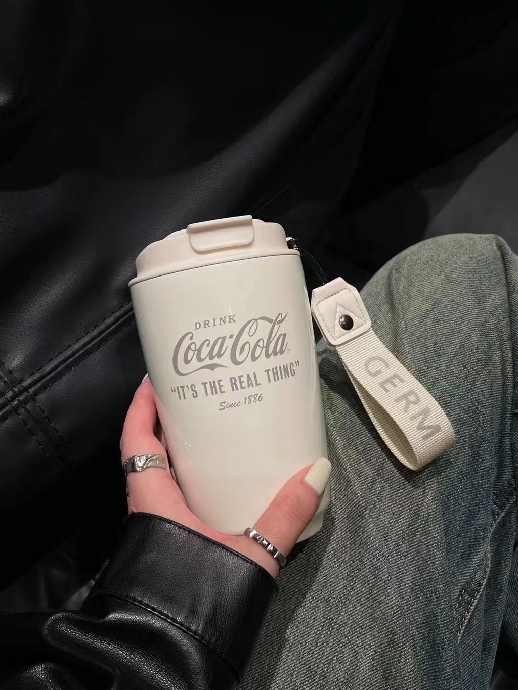 Mô tả Mầm Coca-Cola Cốc giữ nhiệt đồng thương hiệu Ủy quyền chính hãng Bể bên trong bằng thép không gỉ 316 cấp 500ML - 1