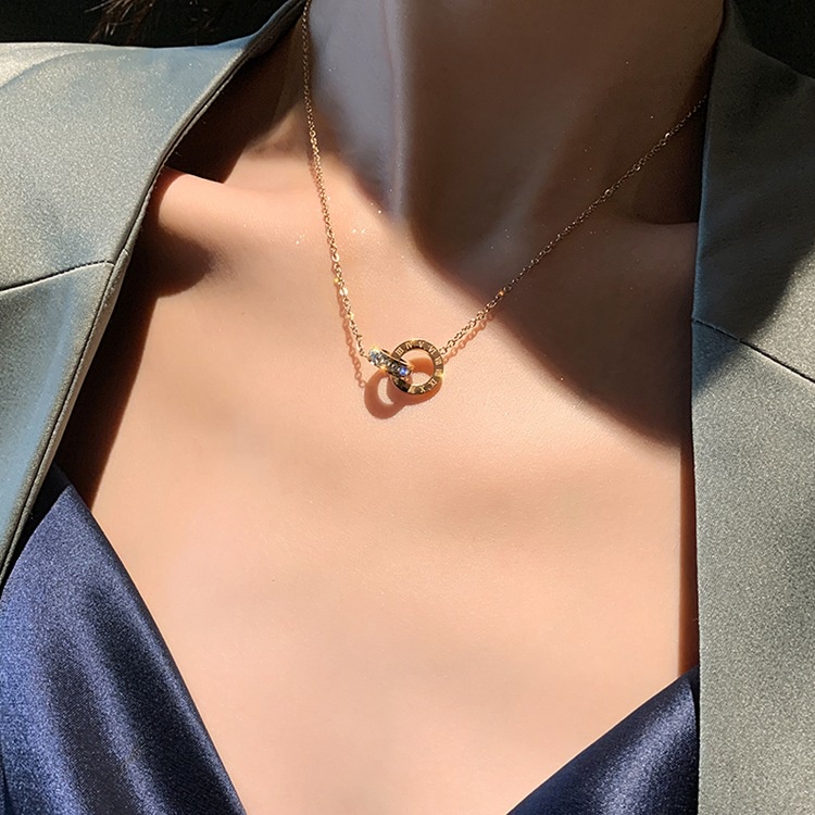 Mô tả Dây chuyền nữ LAMY Sweet Love Necklace Rose Gold 6003 - 8