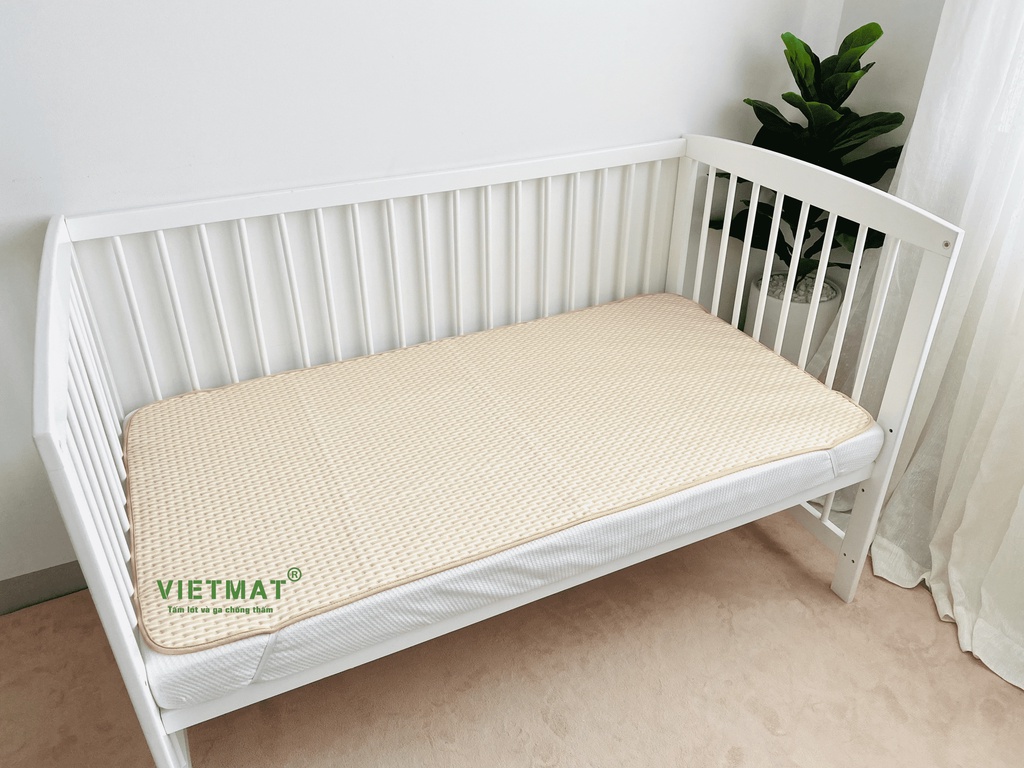 Mô tả Siêu lót chống thấm cho bé Supermat lót mông, lót nôi cũi, trải giường mềm êm, thoáng mát, không nóng bí giặt máy - 2