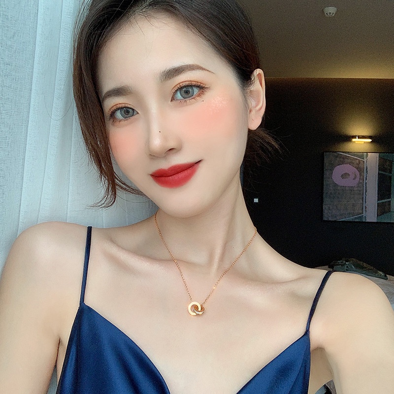 Mô tả Dây chuyền nữ LAMY Sweet Love Necklace Rose Gold 6003 - 11