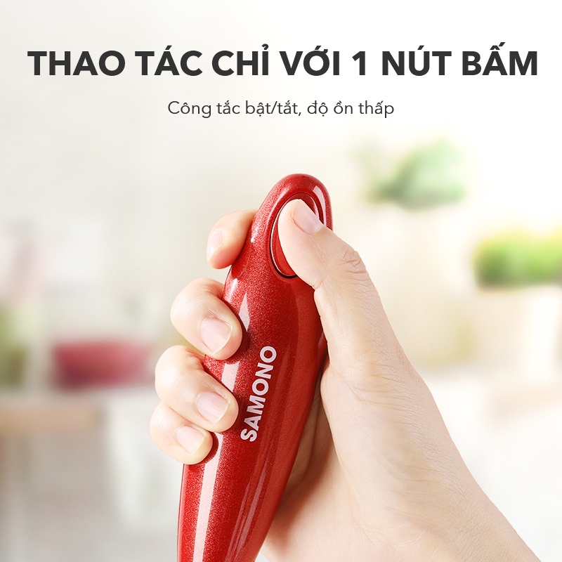 Mô tả Máy tạo bọt sữa Samono SW-MFB11 dụng cụ đánh trứng khuấy cà phê mini - 4