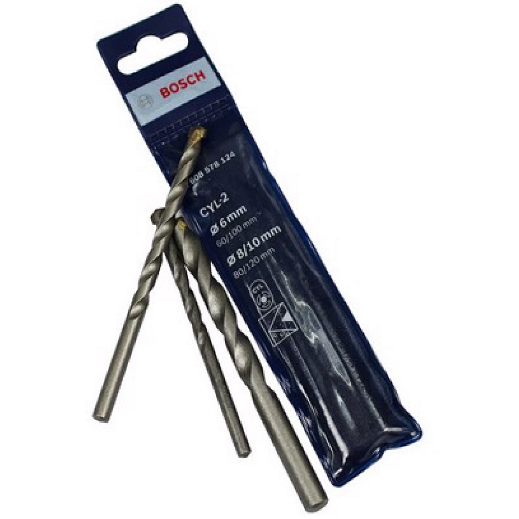 Mô tả Bộ mũi khoan tường 3 cây Bosch 2608578124 - 1