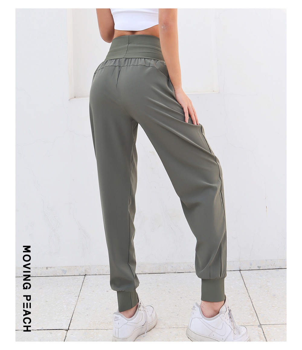 Mô tả MOVING PEACH Quần Jogger Thể Thao Lưng Cao In Họa Tiết Quả Đào Có Size S-XL Cho Nữ DLD - 4