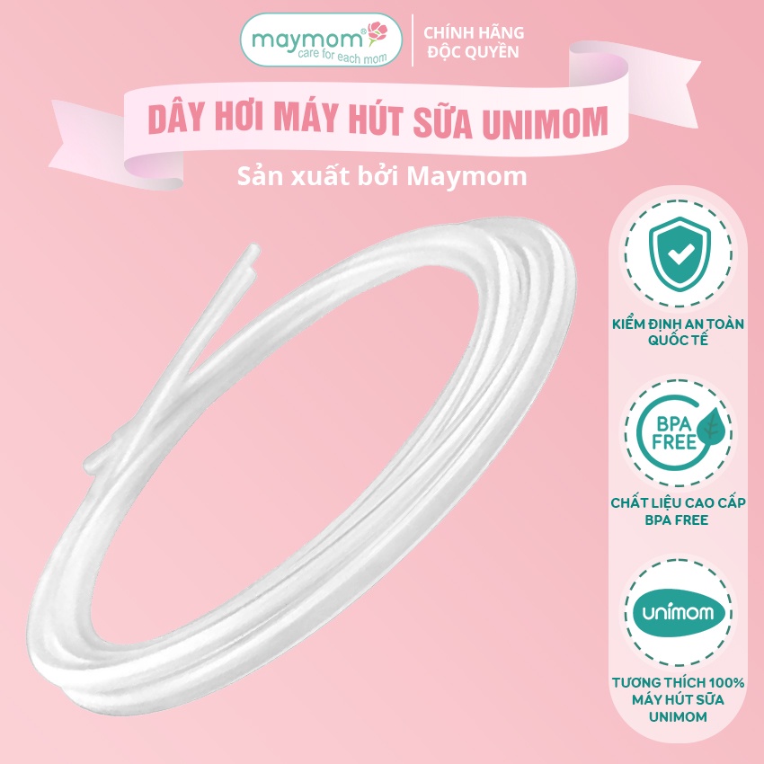 Mô tả Dây Hút Sữa Unimom Thương Hiệu Maymom, Không Chứa BPA, An Toàn 100%, Vệ Sinh Dễ Dàng - 2