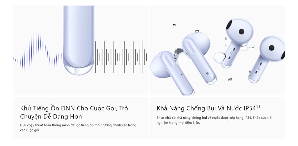 Mô tả Tai Nghe Bluetooth Không Dây TWL OPPO Enco Air 3 | Âm thanh vòm | Khử ồn cuộc gọi AI - Hàng Chính Hãng - 11