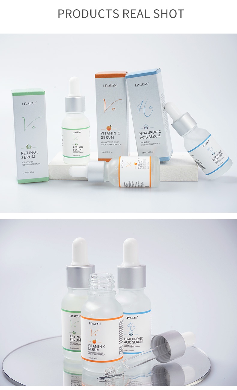 Mô tả Serum LIYALAN axit hyaluronic vitamin C retinol dưỡng ẩm làm trắng chống lão hóa (15mlx3) - 5