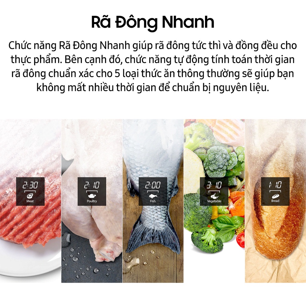 Mô tả Lò vi sóng tráng men Dòng nướng Samsung 23 Lít (MG23K3515AS) - 4