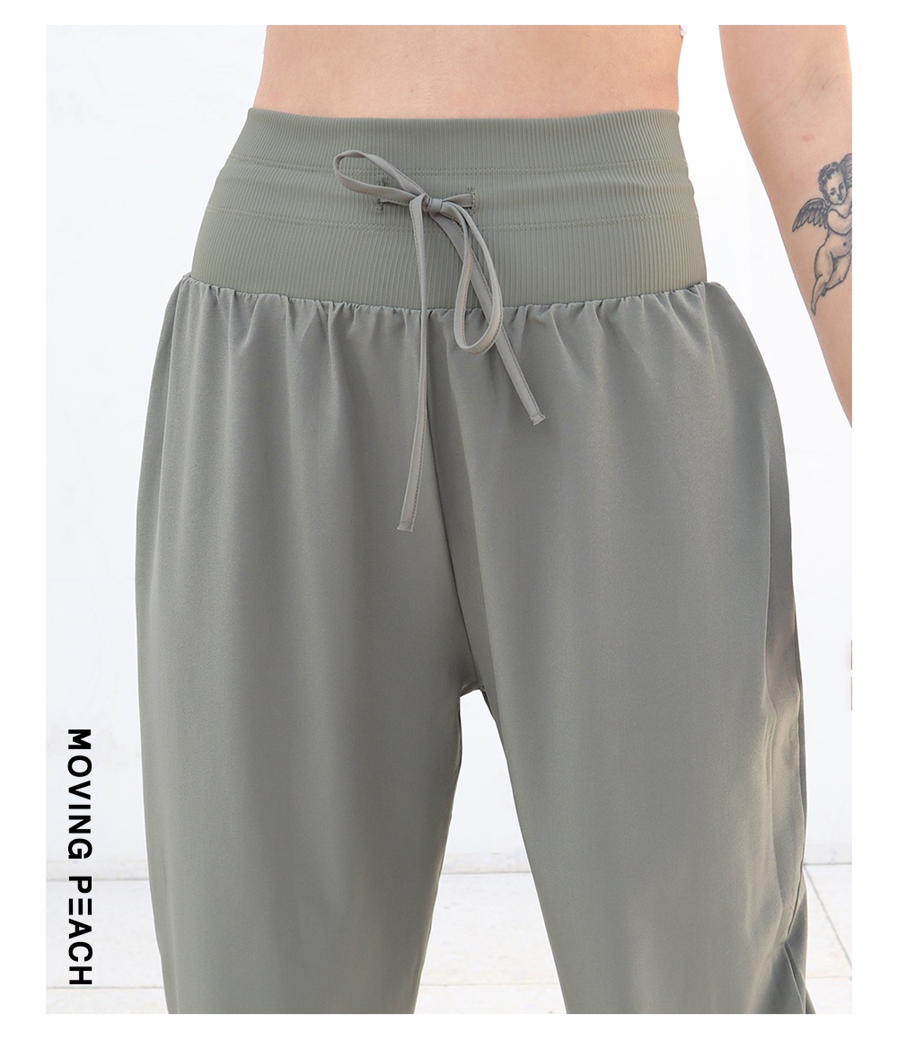 Mô tả MOVING PEACH Quần Jogger Thể Thao Lưng Cao In Họa Tiết Quả Đào Có Size S-XL Cho Nữ DLD - 3