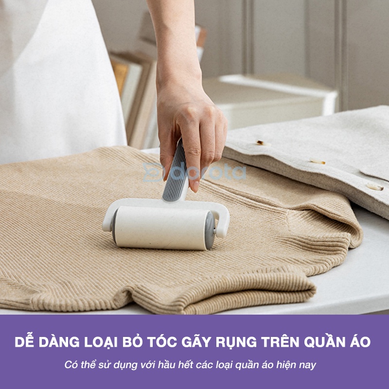Mô tả Cây lăn bụi quần áo DOROTA cleaning products lăn lông chó mèo làm sạch ga giường sofa AT - 1