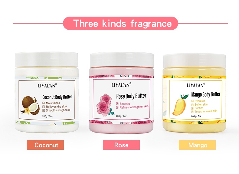 Mô tả Bơ dưỡng thể LIYALAN 200g chiết xuất xoài hữu cơ tự nhiên làm trắng da - 5