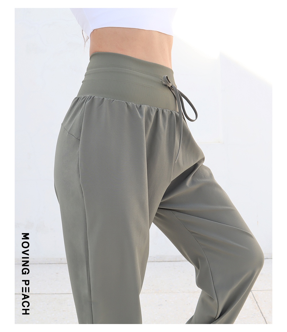 Mô tả MOVING PEACH Quần Jogger Thể Thao Lưng Cao In Họa Tiết Quả Đào Có Size S-XL Cho Nữ DLD - 5
