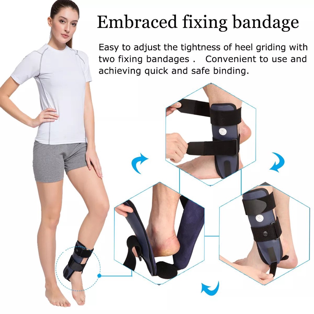 Mô tả Đai nẹp mắt cá chân VELPEAU hỗ trợ bó bột sau phẫu thuật bảo vệ chấn thương bong gân điều chỉnh được - 6