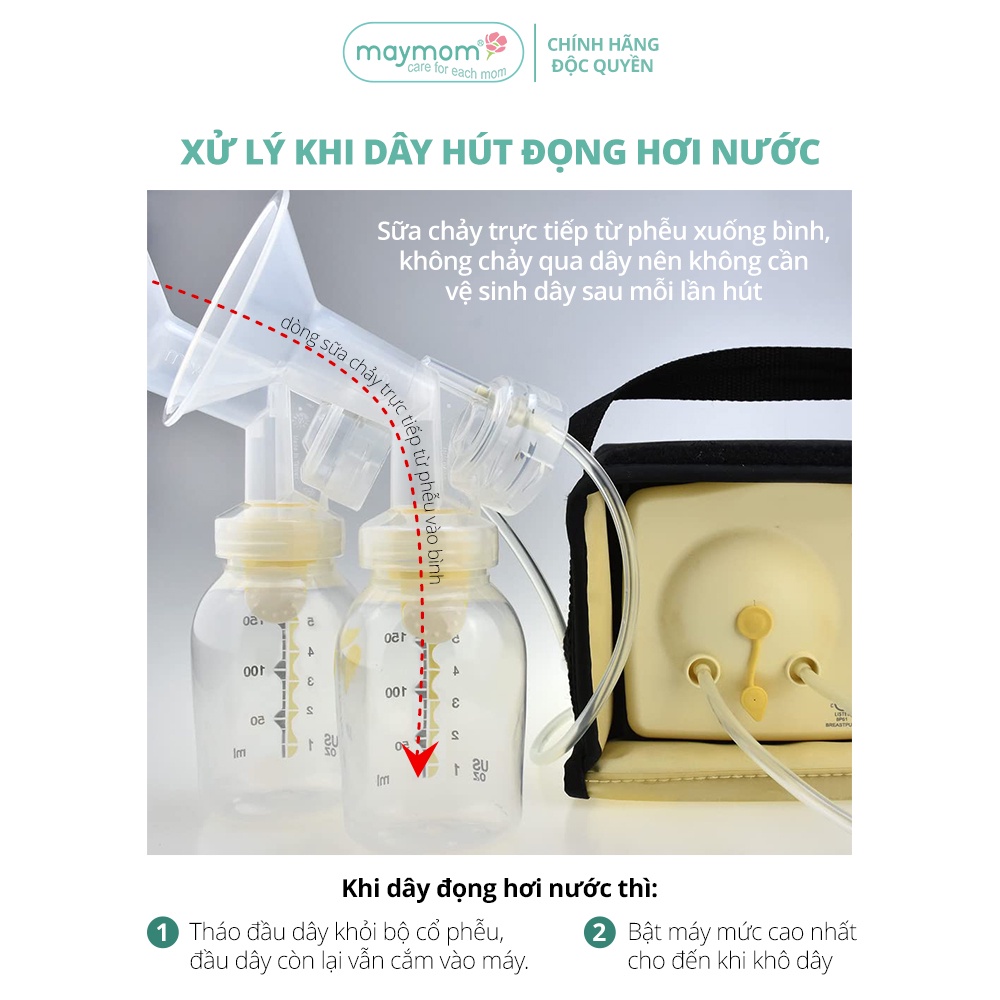 Mô tả Dây Hút Sữa Medela Pump Sản Xuất bởi Maymom, Không Chứa BPA, An Toàn 100%, Vệ Sinh Dễ Dàng - 7