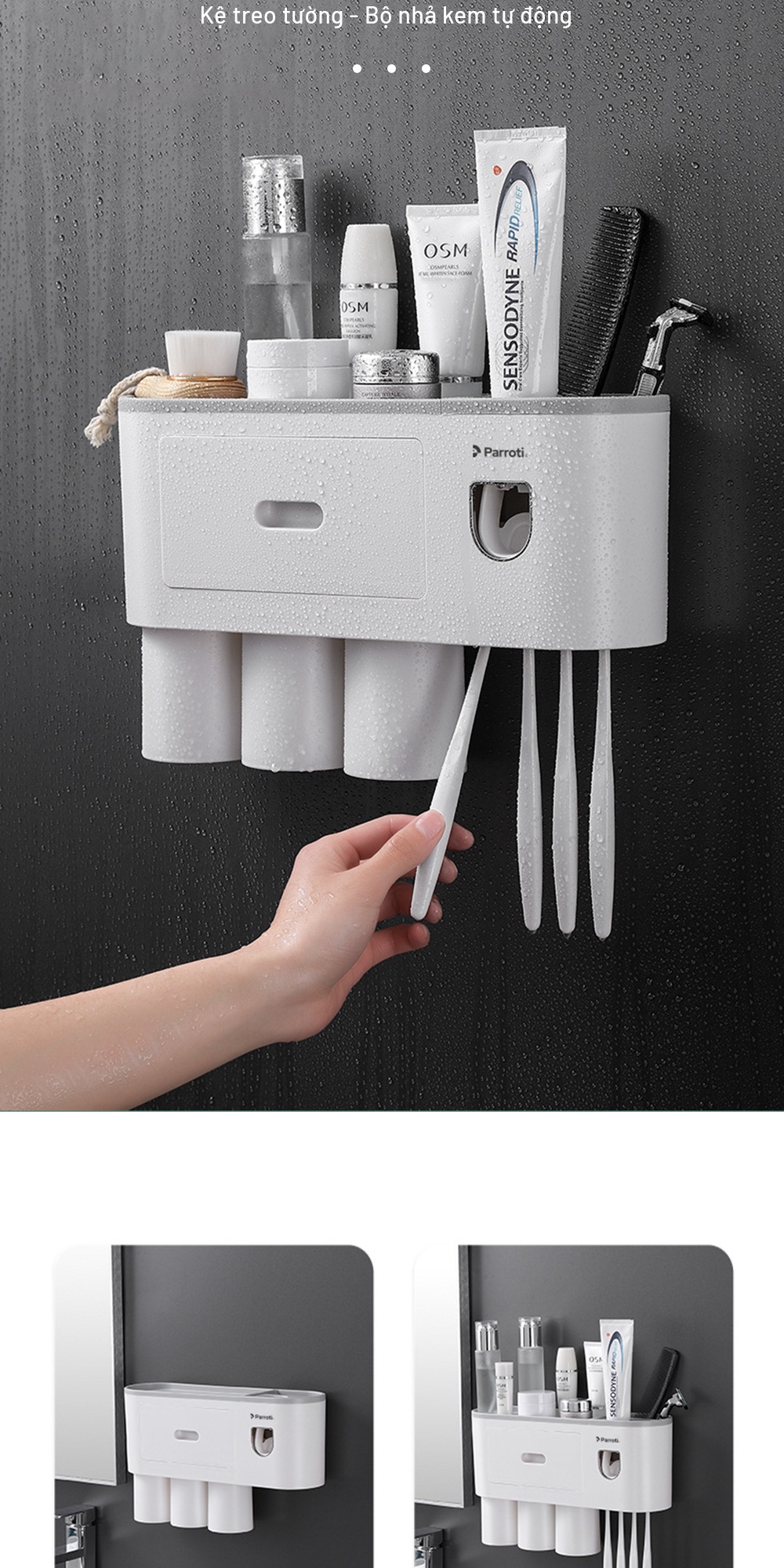 Tính năng cốc từ Parroti