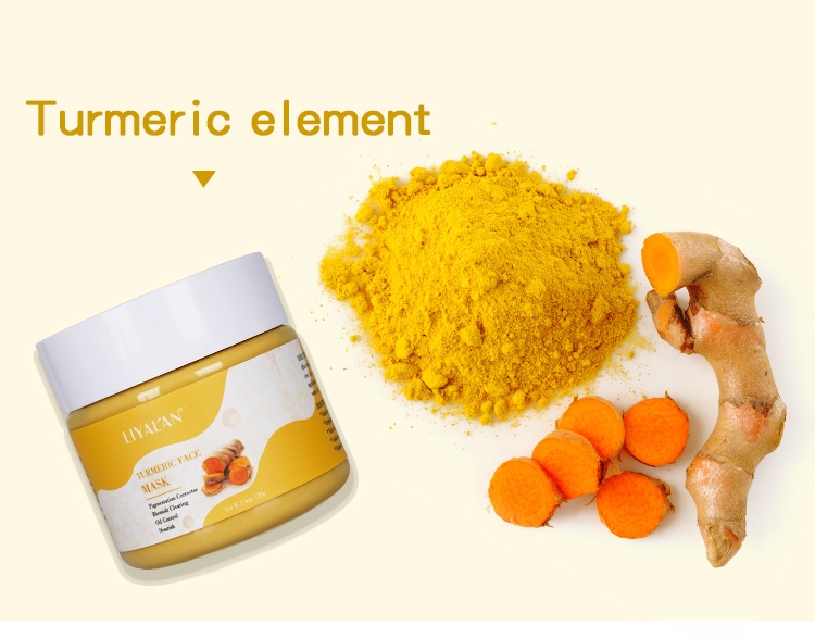 Mô tả LIYAL'AN Mặt Nạ Đất Sét Nghệ Thải Độc Dưỡng Sáng Da 120g - 3