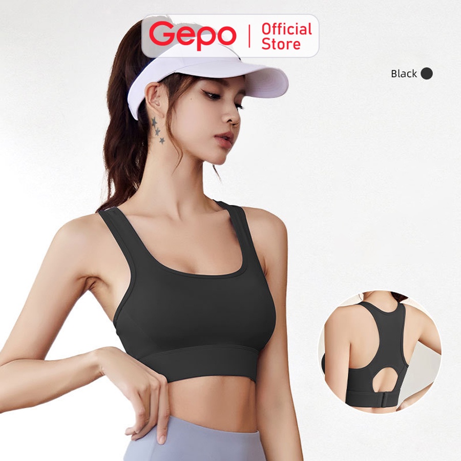 Mô tả Áo bra tập gym yoga cao cấp có mút ngực chống sốc GEPO GP204 - 4