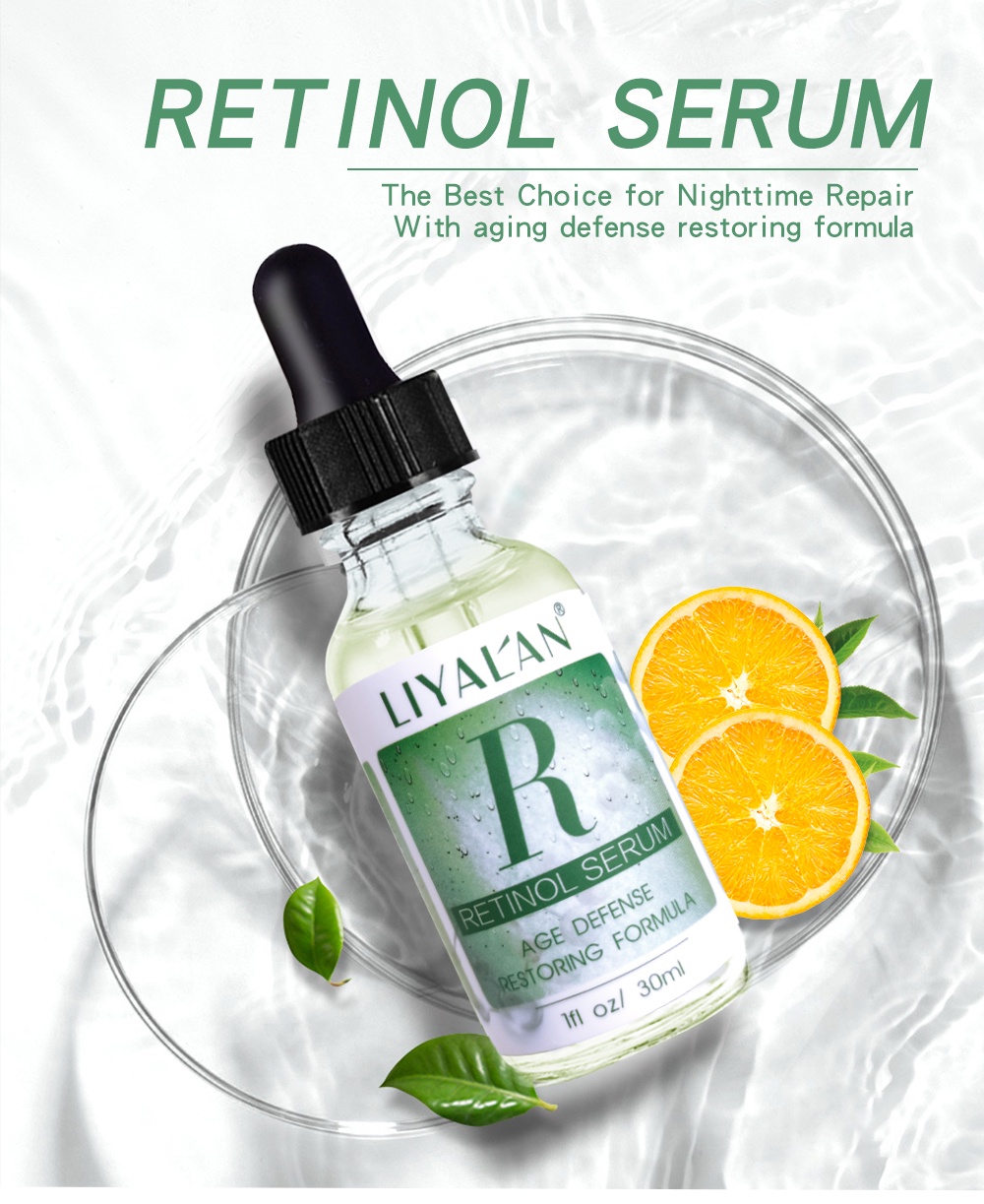 Mô tả Serum chăm sóc da LIYALAN Retinol 2.5% Axit Hyaluronic Vitamin E 30ml - 1