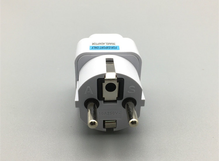 Mô tả Phích cắm điện chuyển đổi HOKU từ 3 chân sang 2 chân an toàn chịu nhiệt độ cao, 220V PCD01 - 4