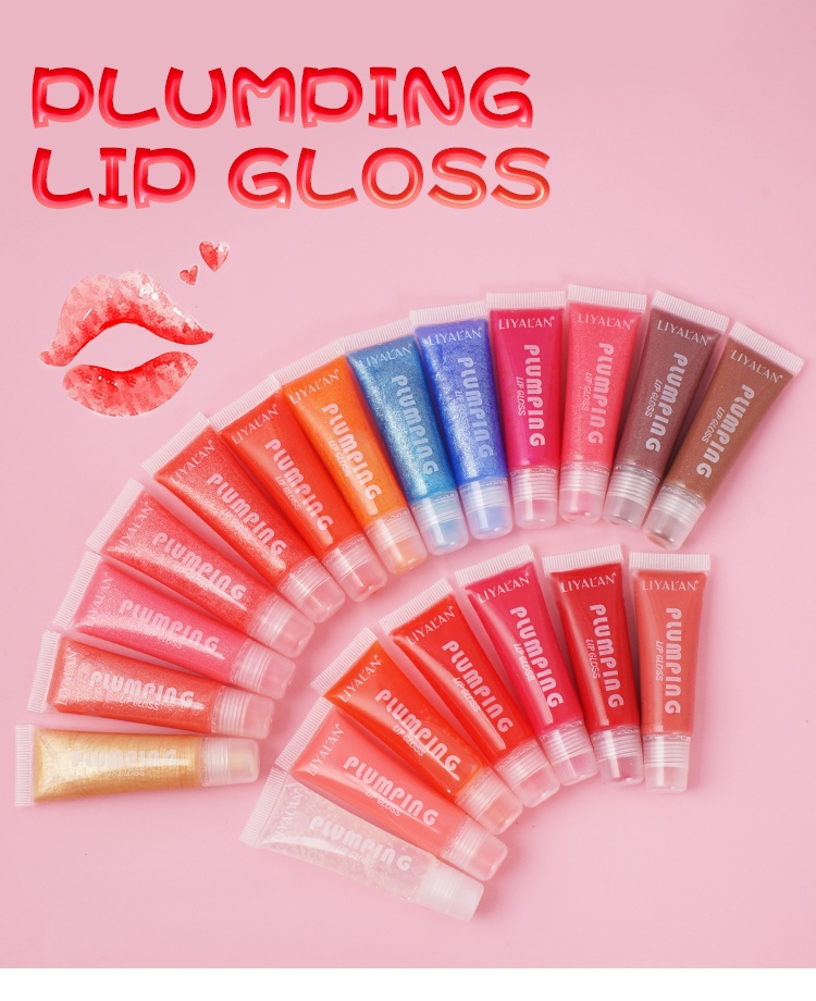 Mô tả Son bóng LIYAL'AN 20 màu dưỡng ẩm làm sáng màu môi quyến rũ 10ml - 1