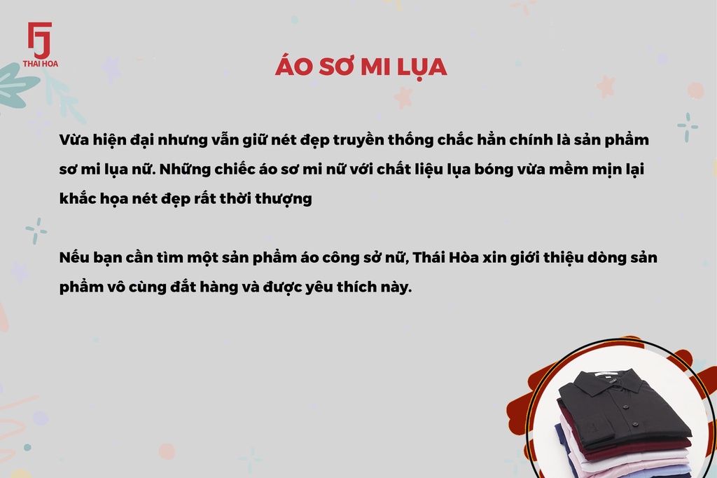 Áo sơ mi ASW0101-R09 dài tay nữ vải lụa trơn