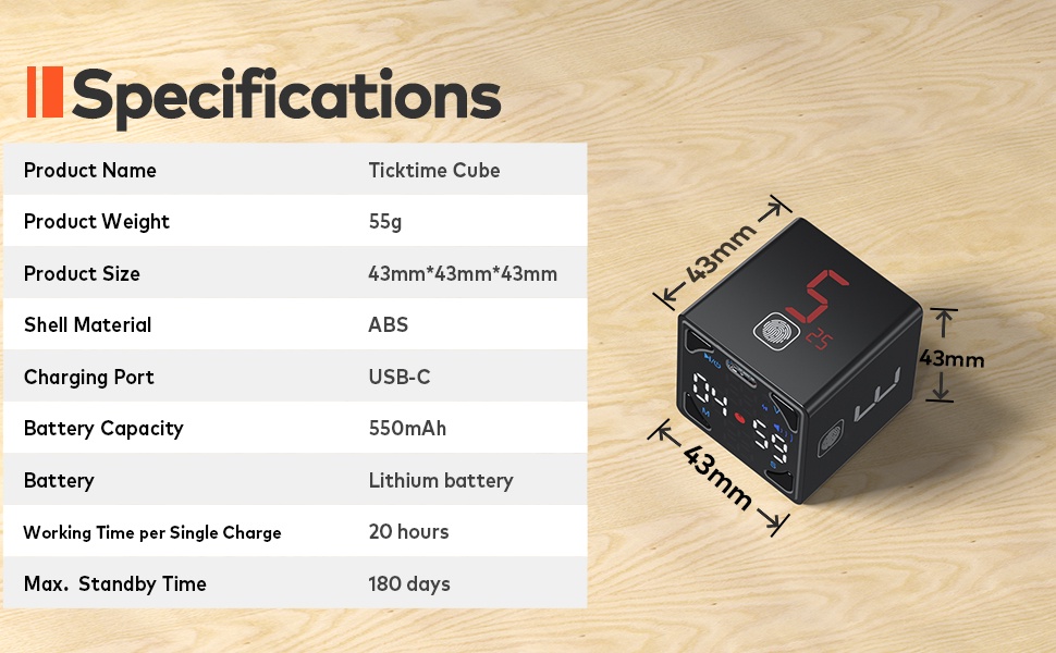 Kích thước nhỏ gọn của LLANO timer