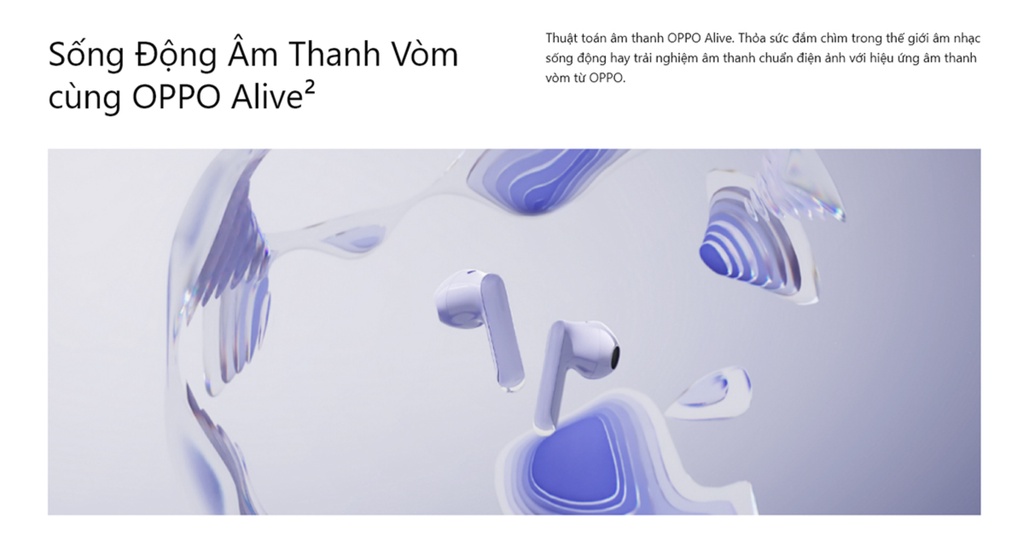 Mô tả Tai Nghe Bluetooth Không Dây TWL OPPO Enco Air 3 | Âm thanh vòm | Khử ồn cuộc gọi AI - Hàng Chính Hãng - 4